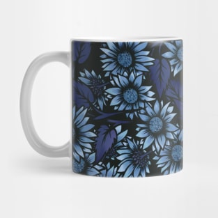 Blue Floral Mug